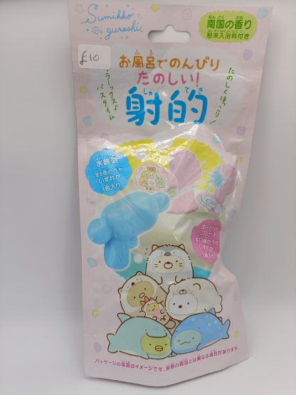 Sumikko Gurashi Bath Salts with water pistol & character targets