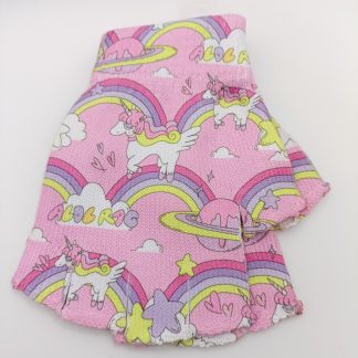 ACDC RAG Pink Rainbow Unicorn Fingerless Gloves