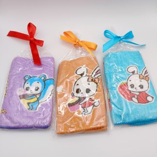 Retro Animal mini face flannel gift