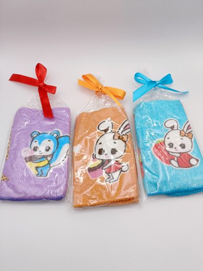 Retro Animal mini face flannel gift