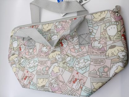 Sanrio comic strip style lunch bag