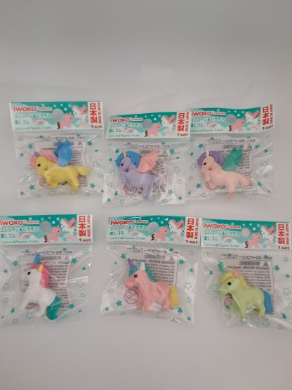 Iwako Unicorn & Pegasus Erasers