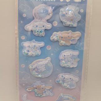Cinnamoroll Glitter Filled Shaker Stickers