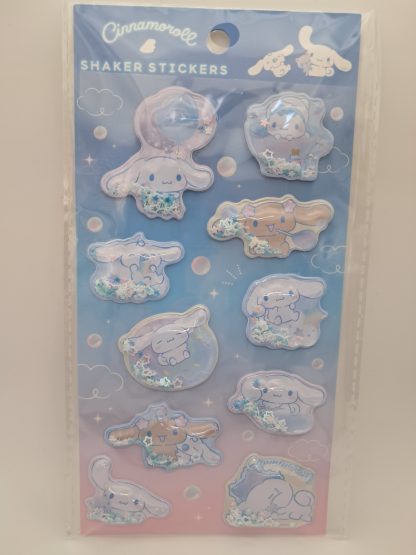 Cinnamoroll Glitter Filled Shaker Stickers