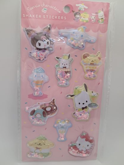 Sanrio Glitter Filled Shaker Stickers