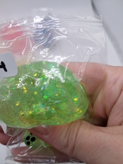 Mini Glitter Squishy Bear Toy - Image 2