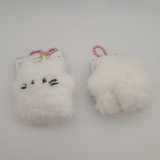 Ghost Cat Keychain Plush