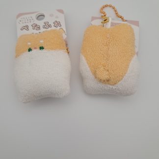 Ginger & White Cat Keychain Plush