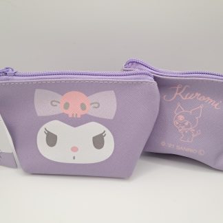 Kuromi Skull Ribbon Mini Boat Pouch