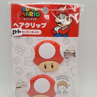 Super Mario Mushroom Hair Clip Set