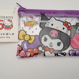 Hello Kitty 50th Anniversary Flat Pouch - Kuromi
