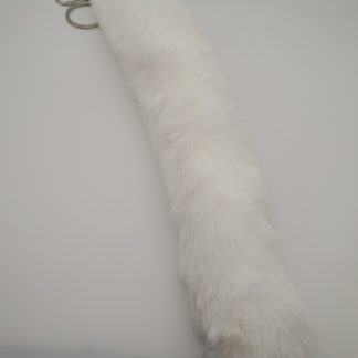 Light Up Fluffy Tail Keychain