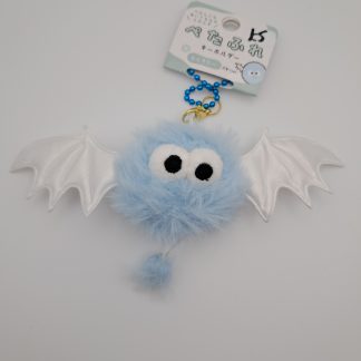Blue Flying Monster Keychain Plush