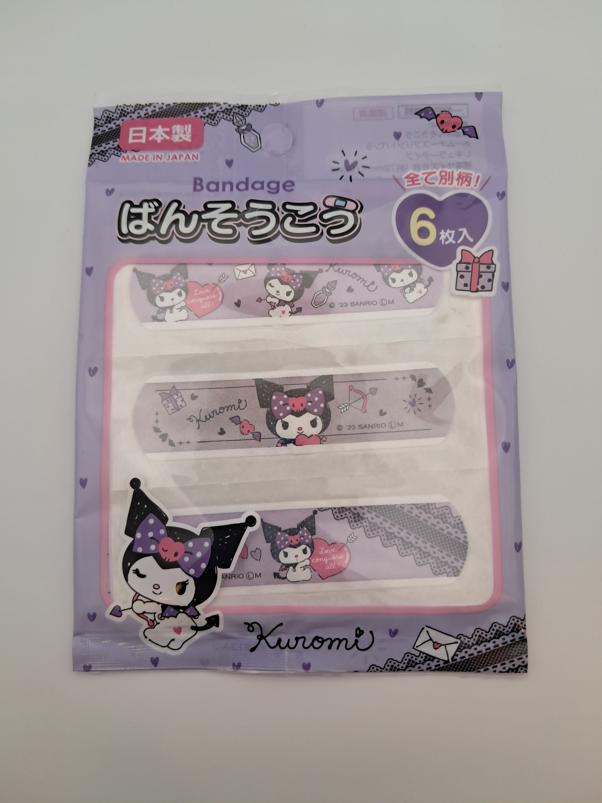Kuromi Stupid Cupid Plasters
